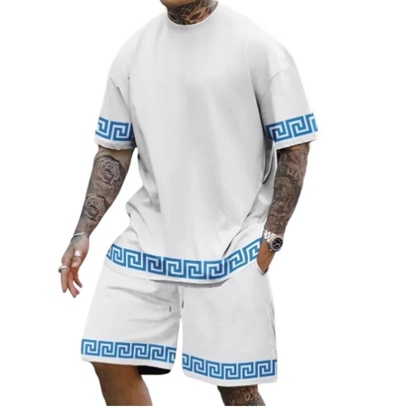 ☀️New Arrival✨Breathable Crew Neck Short Sleeve & Shorts Set