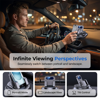 🚗 49% OFF NOW!📱 Rotating Dashboard Car Phone Holder – 360° Adjustable & Anti-Slip – Hands-Free Phone Mount 🛡️