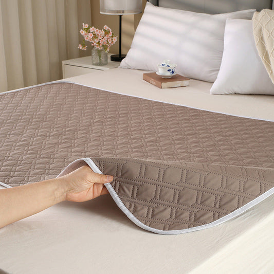 🛏️ 49% OFF NOW! ⏰ Washable 4-Layer Absorbent Bed Pad – Reusable & Leak-Proof – Soft top, waterproof layer & ideal for overnight protection, pets or incontinence care 🌼