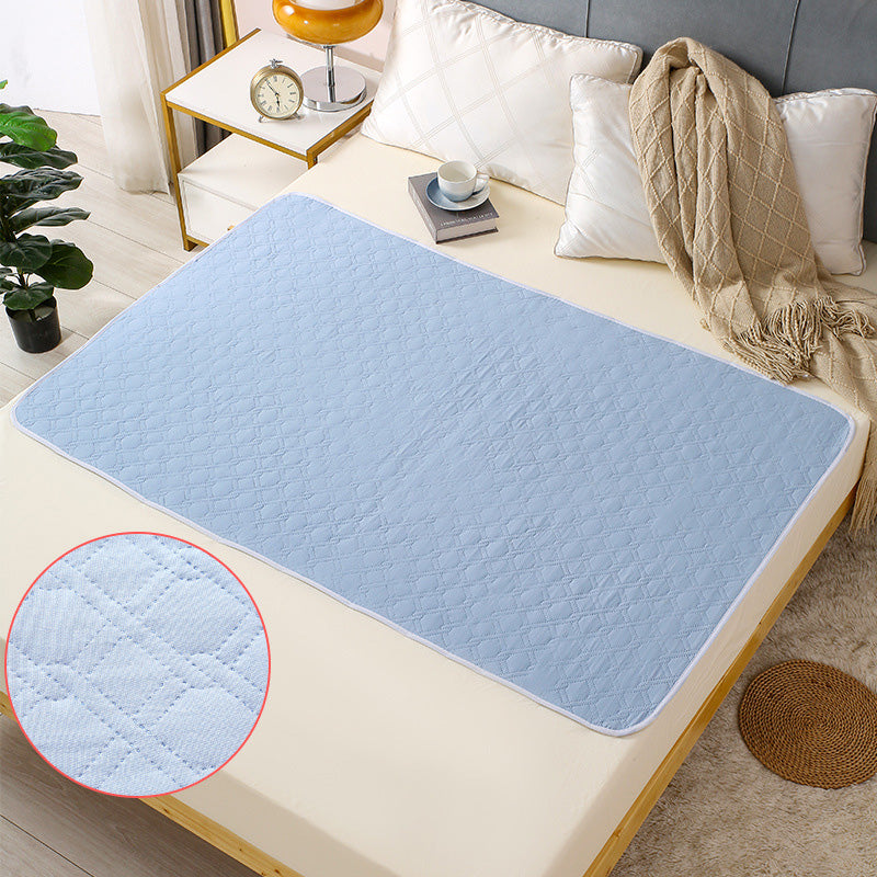 🛏️ 49% OFF NOW! ⏰ Washable 4-Layer Absorbent Bed Pad – Reusable & Leak-Proof – Soft top, waterproof layer & ideal for overnight protection, pets or incontinence care 🌼