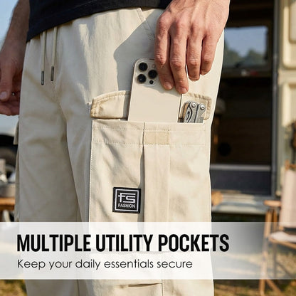 👖 49% OFF! ✨ Men's Cargo Pants – Multi-Pockets, Stretch, Casual ✨
