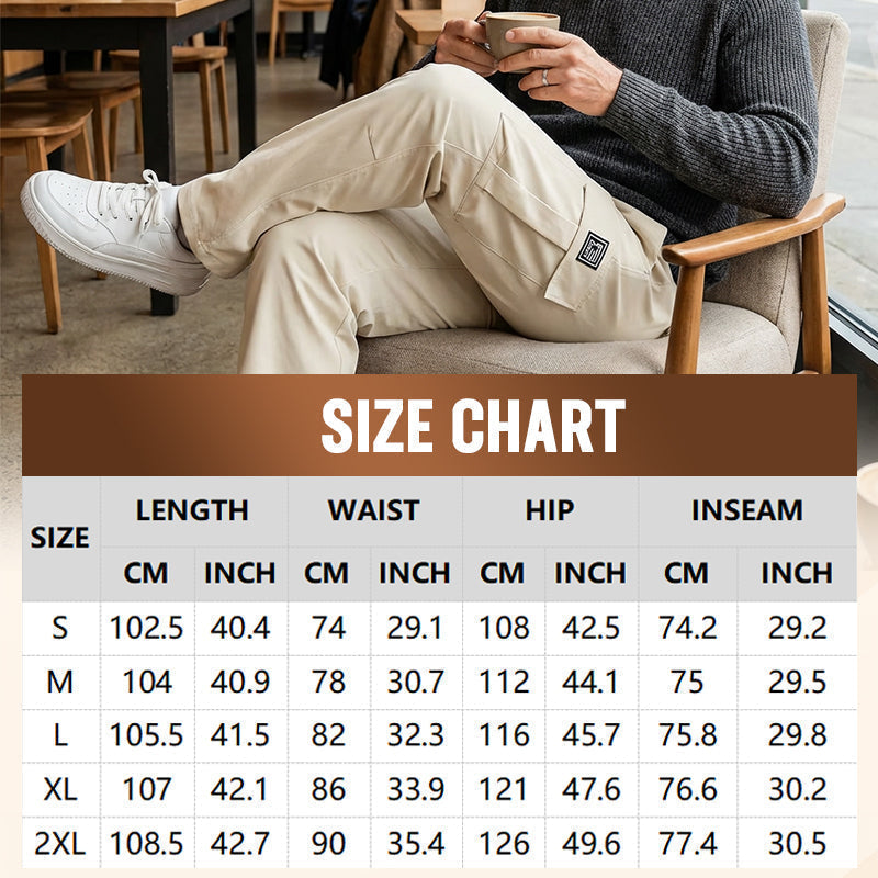 👖 49% OFF! ✨ Men's Cargo Pants – Multi-Pockets, Stretch, Casual ✨