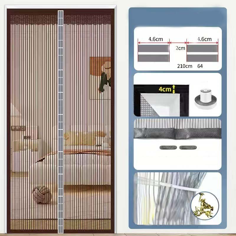 🚪 49% OFF NOW! 🧲 Heavy-Duty Magnetic Screen Door – Self-sealing, pet-friendly & easy install – keeps bugs out, lets fresh air in 🌿