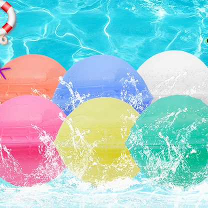 🎈 49% OFF NOW! 💧 12 PCS Non-Magnetic Silicone Water Balloon Toy – Reusable, leak-proof & eco-friendly – perfect for pool fights, beach fun or summer parties 💦