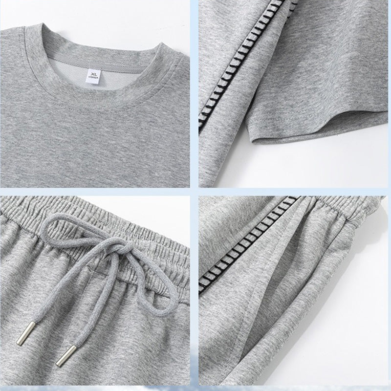 👕 LIMITED-TIME 49% OFF! ✨ Men's Crew Neck T-Shirt & Pants Set – Casual, Cooling, Comfortable ✨
