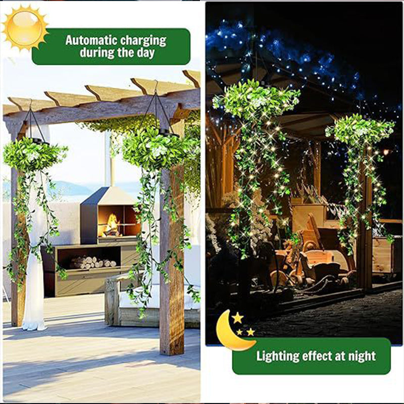⏳Limited-time 49% off⏰Solar-Powered Hanging Milan Grass Light🌞💡