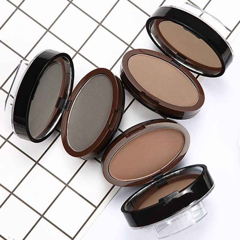 💄49% OFF NOW ! 🖌️2-Color Waterproof Eyebrow Stamp Powder Kit, Smudge-Proof Quick Natural Full Brow Makeup with Dual-End Brush