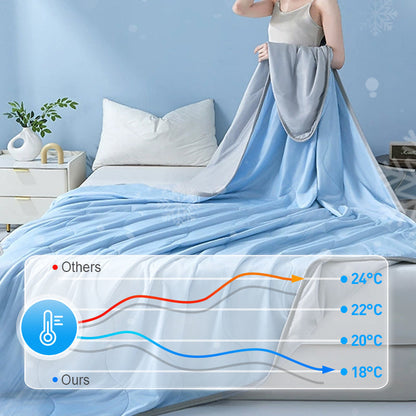 💜 LAST DAY PROMOTION - 49%OFF❄️A self-cooling blanket! ❄️Comfortable Cooling Blanket