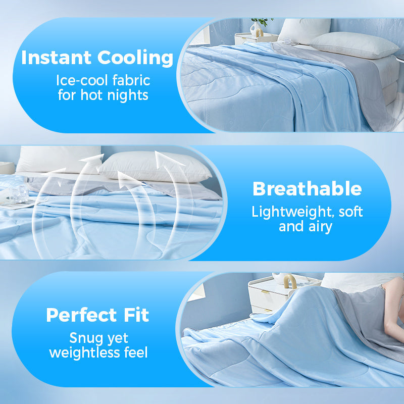 💜 LAST DAY PROMOTION - 49%OFF❄️A self-cooling blanket! ❄️Comfortable Cooling Blanket