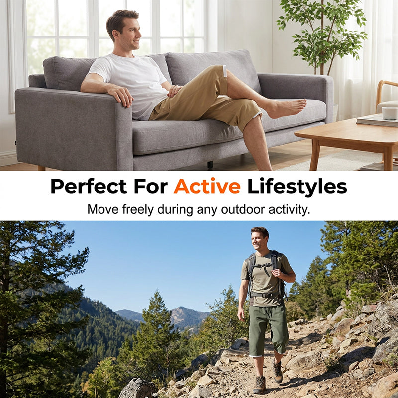 🩳 49% OFF NOW!❄️ Men's Ice Silk Capri Shorts – Breathable & Ultra-Light – Cool 3/4 Lounge Pants 🌬️