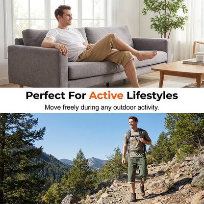 🩳 49% OFF NOW!❄️ Men's Ice Silk Capri Shorts – Breathable & Ultra-Light – Cool 3/4 Lounge Pants 🌬️