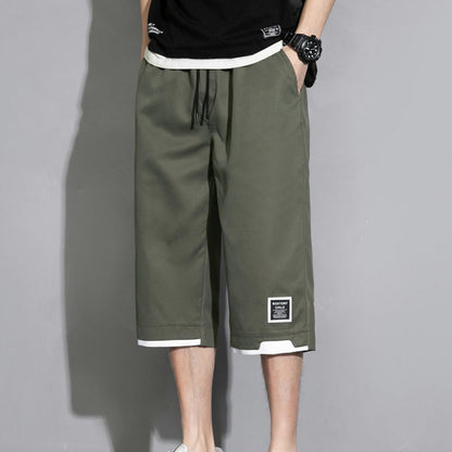 🩳 49% OFF NOW!❄️ Men's Ice Silk Capri Shorts – Breathable & Ultra-Light – Cool 3/4 Lounge Pants 🌬️