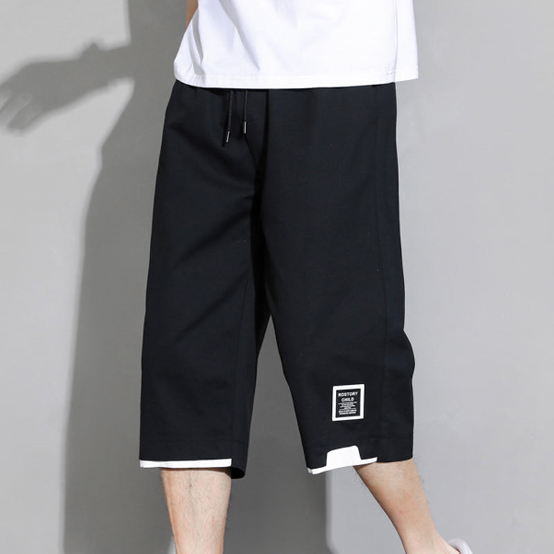 🩳 49% OFF NOW!❄️ Men's Ice Silk Capri Shorts – Breathable & Ultra-Light – Cool 3/4 Lounge Pants 🌬️