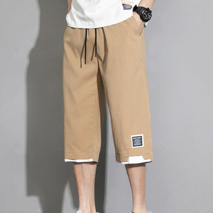 🩳 49% OFF NOW!❄️ Men's Ice Silk Capri Shorts – Breathable & Ultra-Light – Cool 3/4 Lounge Pants 🌬️