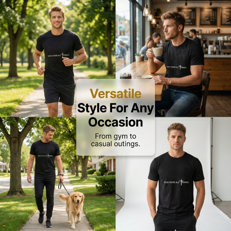 👕 49% OFF NOW! ✝️ Faith Over All Inspirational Tee – Soft cotton, uplifting message & perfect for daily wear or meaningful gifting 🙏