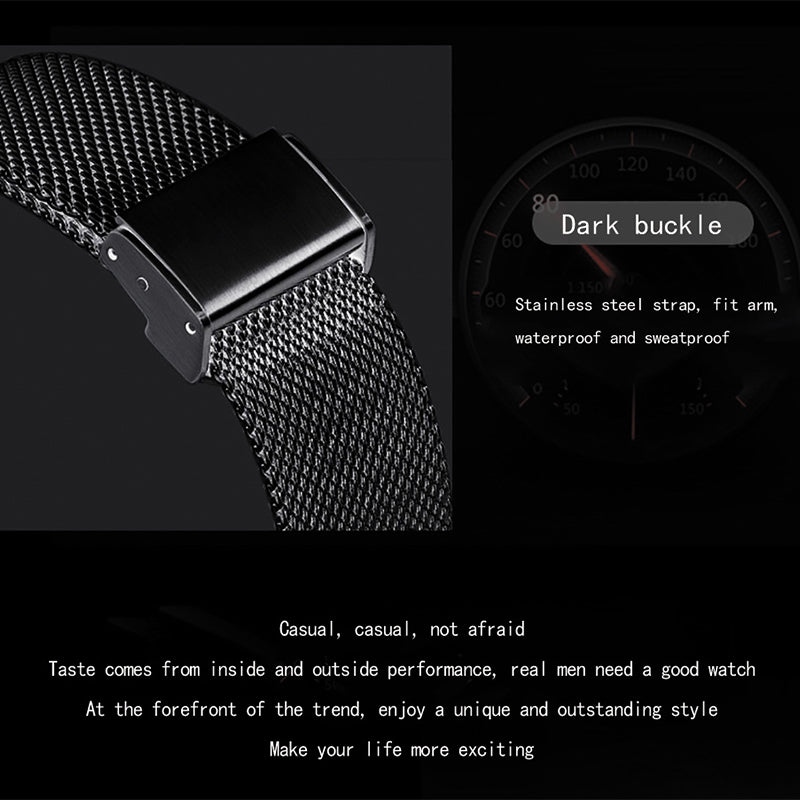 ⌚ 49% OFF NOW ! ⚡ Men's Minimalist Waterproof Quartz Watch – Sleek Simple Design, Precise Timekeeping & Daily Waterproof Function ✨