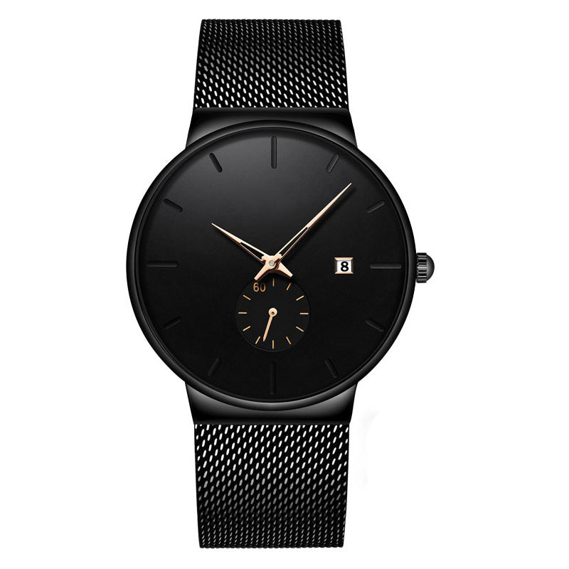 ⌚ 49% OFF NOW ! ⚡ Men's Minimalist Waterproof Quartz Watch – Sleek Simple Design, Precise Timekeeping & Daily Waterproof Function ✨