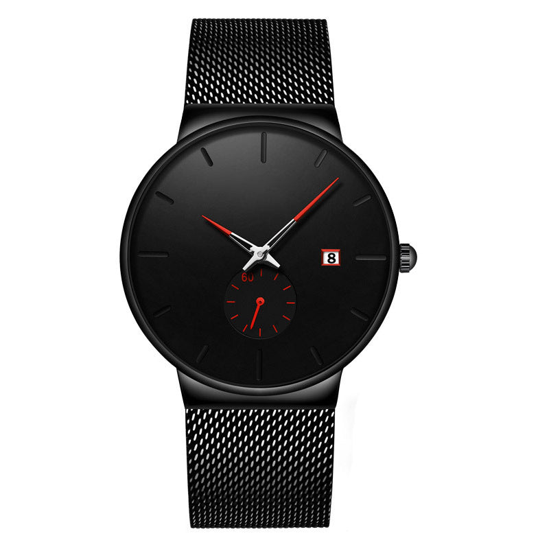 ⌚ 49% OFF NOW ! ⚡ Men's Minimalist Waterproof Quartz Watch – Sleek Simple Design, Precise Timekeeping & Daily Waterproof Function ✨
