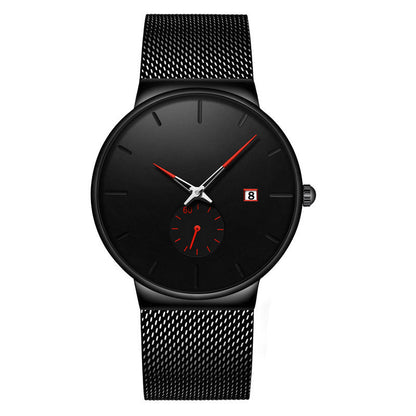⌚ 49% OFF NOW ! ⚡ Men's Minimalist Waterproof Quartz Watch – Sleek Simple Design, Precise Timekeeping & Daily Waterproof Function ✨