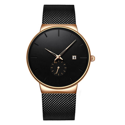 ⌚ 49% OFF NOW ! ⚡ Men's Minimalist Waterproof Quartz Watch – Sleek Simple Design, Precise Timekeeping & Daily Waterproof Function ✨