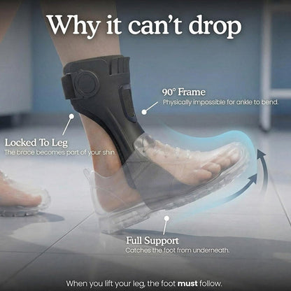 🔥Hot Sale 49% OFF🔥 Regain Mobility! Adjustable Foot Drop Brace with Inflatable Liner – Daily Support ✨