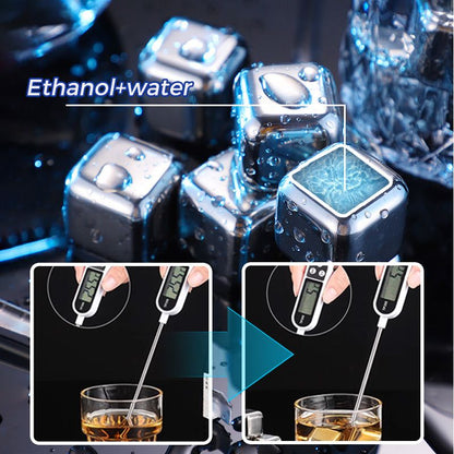🧊49% OFF!🎁Stainless Steel Ice Cubes – Food Grade 304 Steel, Fast Cooling, Reusable, Gift Box Included. Great for Home Bar, Party or Father’s Day Gift! 🍸🎉💪