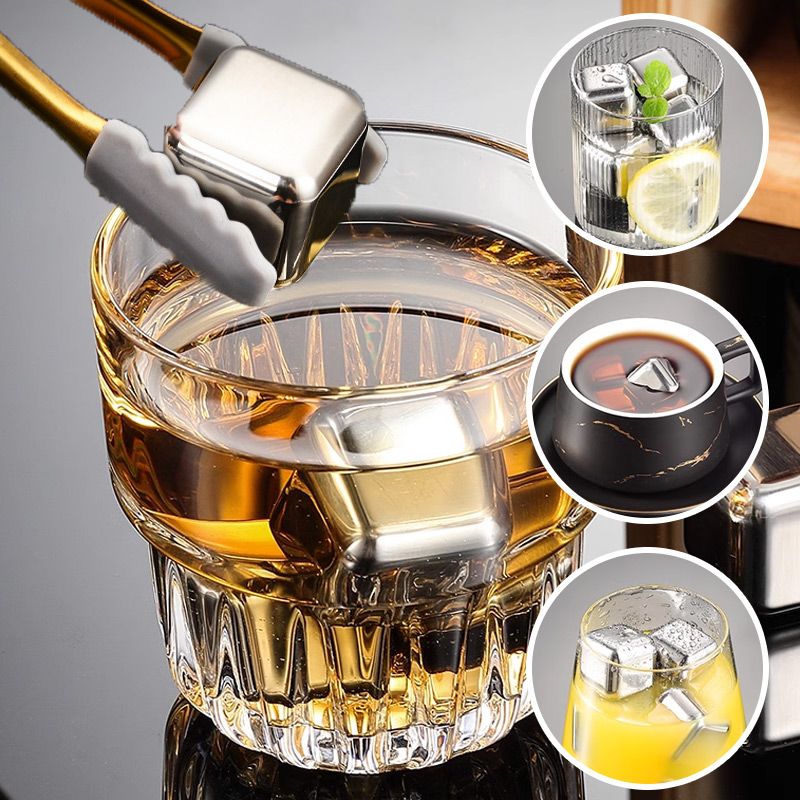 🧊49% OFF!🎁Stainless Steel Ice Cubes – Food Grade 304 Steel, Fast Cooling, Reusable, Gift Box Included. Great for Home Bar, Party or Father’s Day Gift! 🍸🎉💪