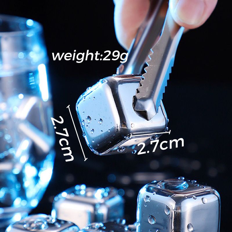 🧊49% OFF!🎁Stainless Steel Ice Cubes – Food Grade 304 Steel, Fast Cooling, Reusable, Gift Box Included. Great for Home Bar, Party or Father’s Day Gift! 🍸🎉💪