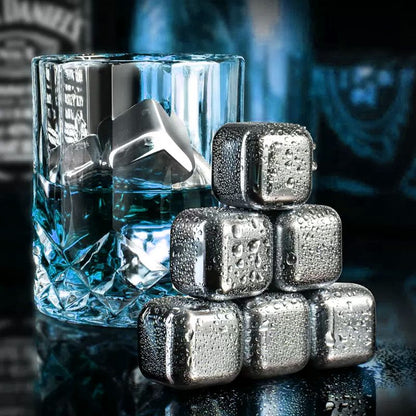 🧊49% OFF!🎁Stainless Steel Ice Cubes – Food Grade 304 Steel, Fast Cooling, Reusable, Gift Box Included. Great for Home Bar, Party or Father’s Day Gift! 🍸🎉💪