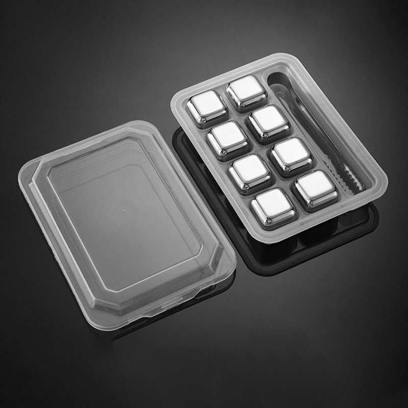 🧊49% OFF!🎁Stainless Steel Ice Cubes – Food Grade 304 Steel, Fast Cooling, Reusable, Gift Box Included. Great for Home Bar, Party or Father’s Day Gift! 🍸🎉💪