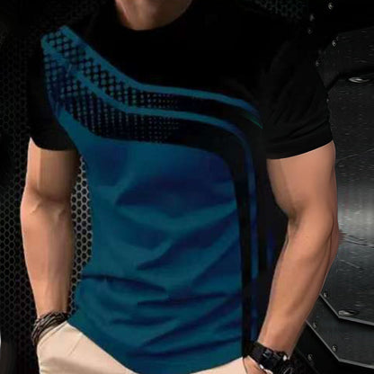 👕 49% OFF NOW! 🎨 Men's Color-Block Crew Neck T-Shirt – Soft cotton, modern cut & perfect for daily wear, sports or casual outings ✨
