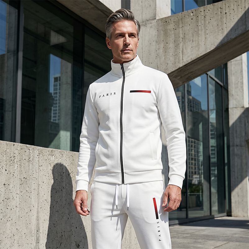 🧥 LIMITED-TIME 49% OFF! ✨ Men's Printed Zip Jacket & Pants Set – Complete, Soft, Casual 🎨