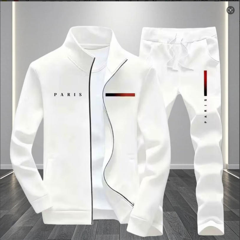 🧥 LIMITED-TIME 49% OFF! ✨ Men's Printed Zip Jacket & Pants Set – Complete, Soft, Casual 🎨