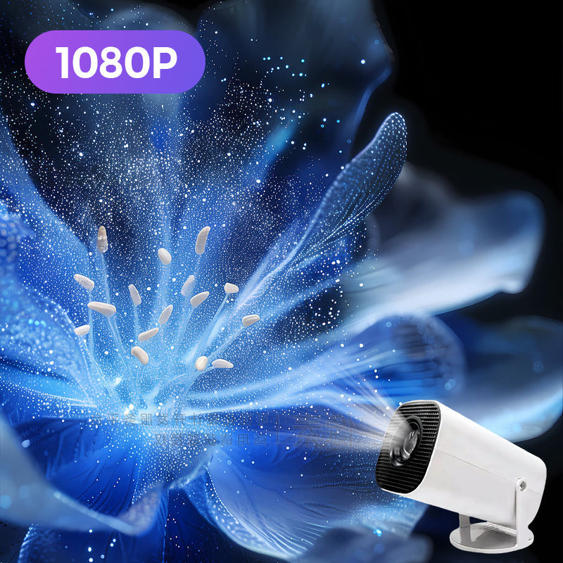 💞🎬49% OFF! 1080P WiFi Projector – Wireless mirroring, built‑in stereo. Great for movies, games & family time. A cozy home cinema. 🛋️🎞️