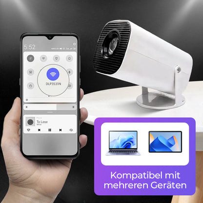 💞🎬49% OFF! 1080P WiFi Projector – Wireless mirroring, built‑in stereo. Great for movies, games & family time. A cozy home cinema. 🛋️🎞️