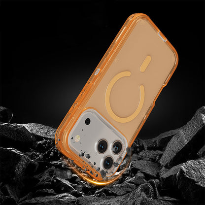 📱🧲 Shockproof Clear Magnetic Phone Case🛡️ – Strong Magnetic Lock, Anti-Yellowing & 360° Protection