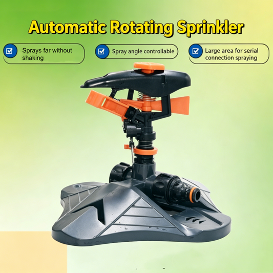 Adjustable 360° Rotating Garden Sprinkler
