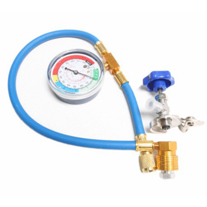 🔧 49% OFF NOW! ❄️ R134a AC Refrigerant Charging Hose with Gauge – Leak-proof, easy read & compatible with cars, trucks or home AC – safe DIY recharge 🚗