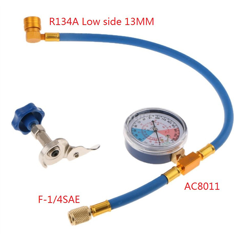 🔧 49% OFF NOW! ❄️ R134a AC Refrigerant Charging Hose with Gauge – Leak-proof, easy read & compatible with cars, trucks or home AC – safe DIY recharge 🚗
