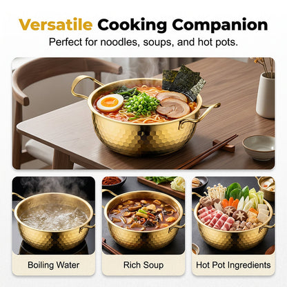 📢📢49% OFF !! ⏰Thickened Stainless Steel Hammered Pot
