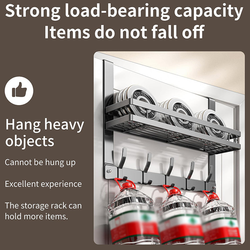 🔥While Supplies Last 49% OFF!🎉 Over The Door Hooks with Storage Basket