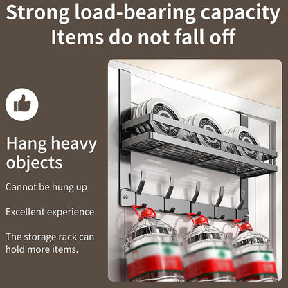 🔥While Supplies Last 49% OFF!🎉 Over The Door Hooks with Storage Basket