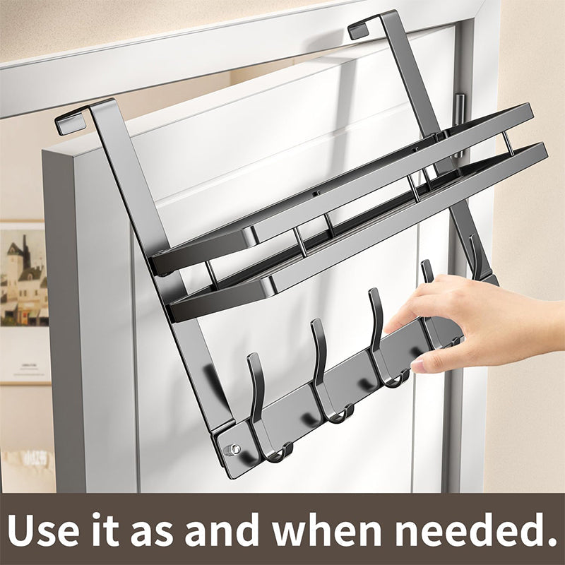 🔥While Supplies Last 49% OFF!🎉 Over The Door Hooks with Storage Basket