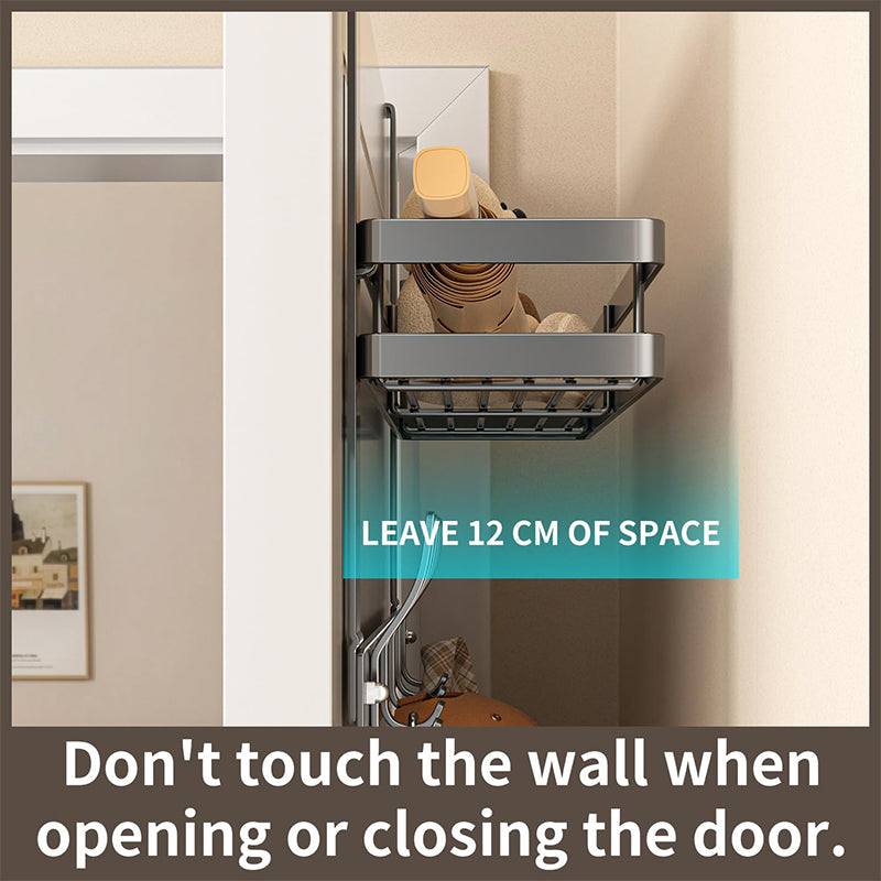 🔥While Supplies Last 49% OFF!🎉 Over The Door Hooks with Storage Basket