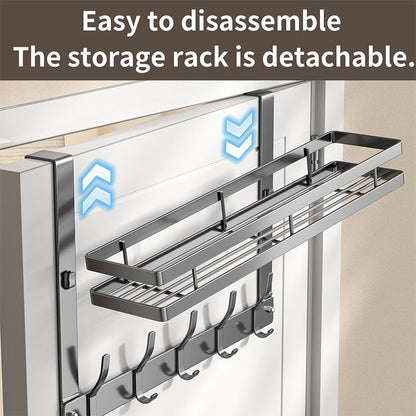 🔥While Supplies Last 49% OFF!🎉 Over The Door Hooks with Storage Basket
