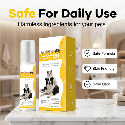 🔥Selling Fast – 49% OFF！🎁Tick Season is Here🕷🛡️Pet Pest Repellent Spray