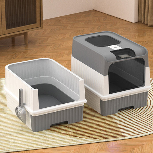 💥 49% OFF FLASH SALE! Foldable Drawer-Style Cat Litter Box – Space-Saving & Easy-Clean 🐱🧺 【Limited Time】