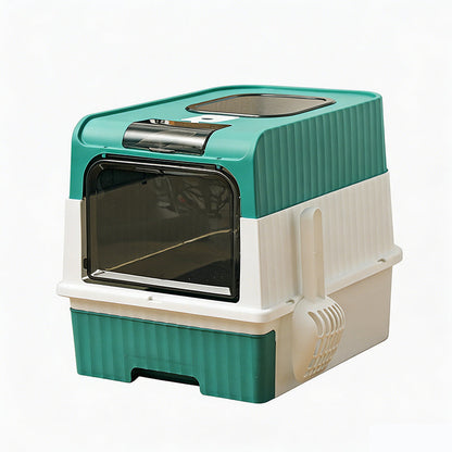 💥 49% OFF FLASH SALE! Foldable Drawer-Style Cat Litter Box – Space-Saving & Easy-Clean 🐱🧺 【Limited Time】