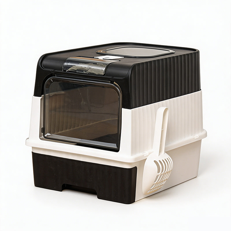 💥 49% OFF FLASH SALE! Foldable Drawer-Style Cat Litter Box – Space-Saving & Easy-Clean 🐱🧺 【Limited Time】