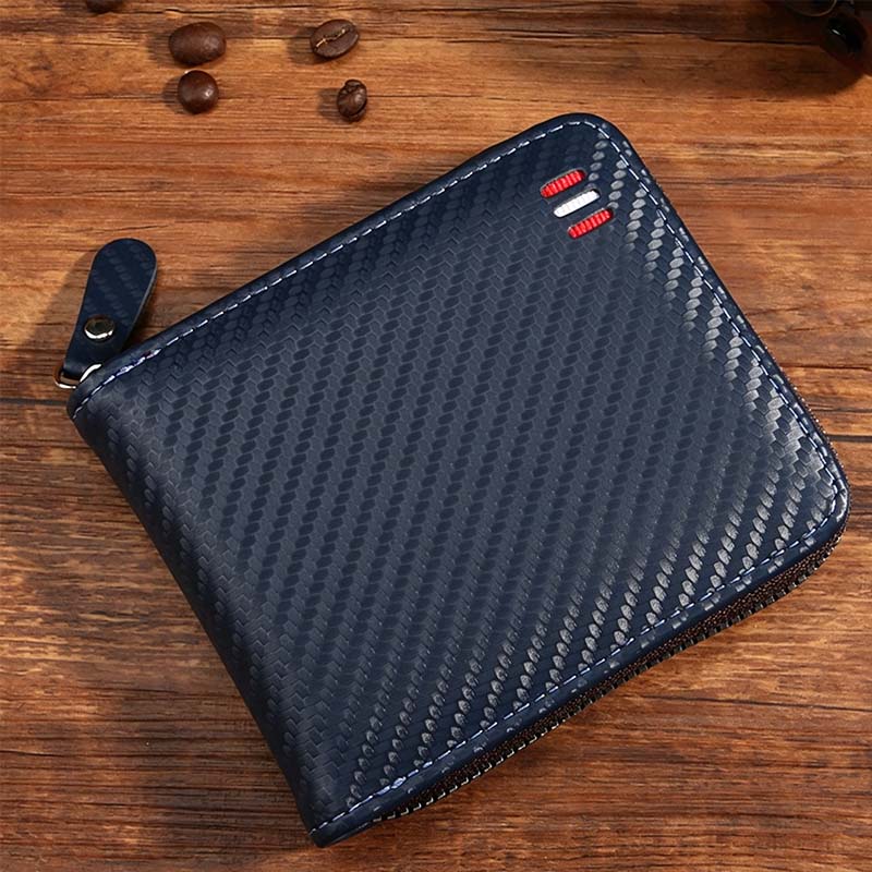 🔥While Supplies Last 40% OFF!🎉 Men's PU Leather Zip-Around Bifold Wallet
